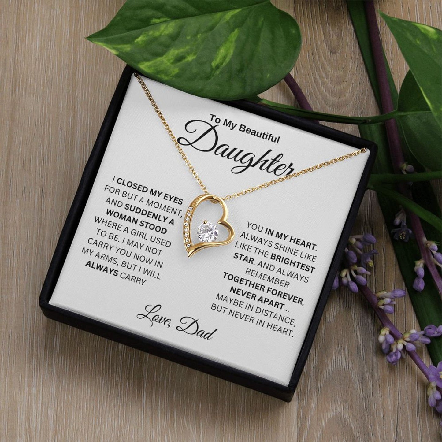 To My Daughter Necklace #7