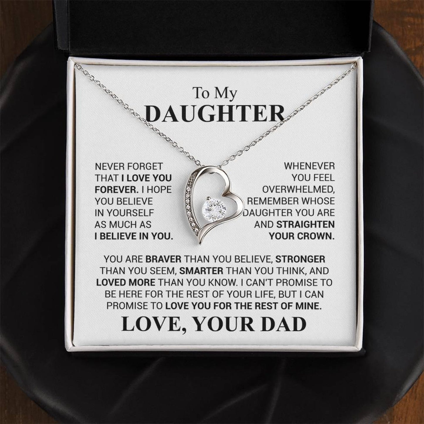 To My Daughter Necklace #6
