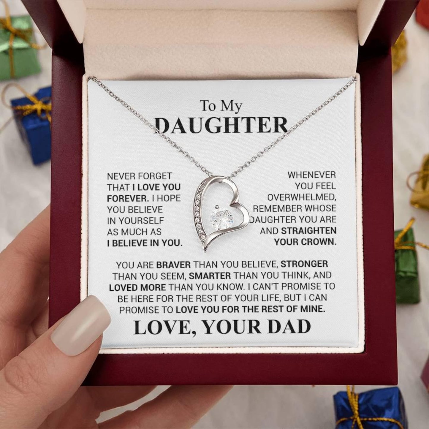 To My Daughter Necklace #6