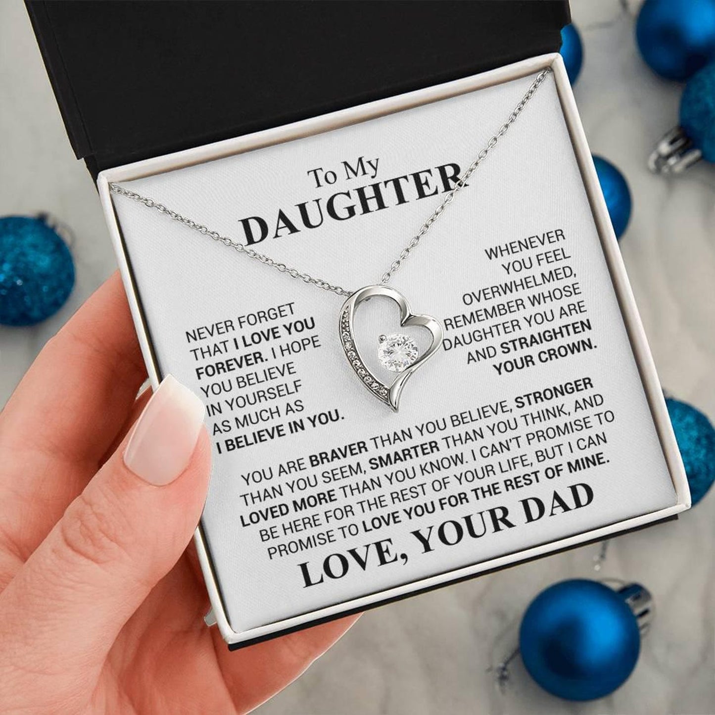 To My Daughter Necklace #6