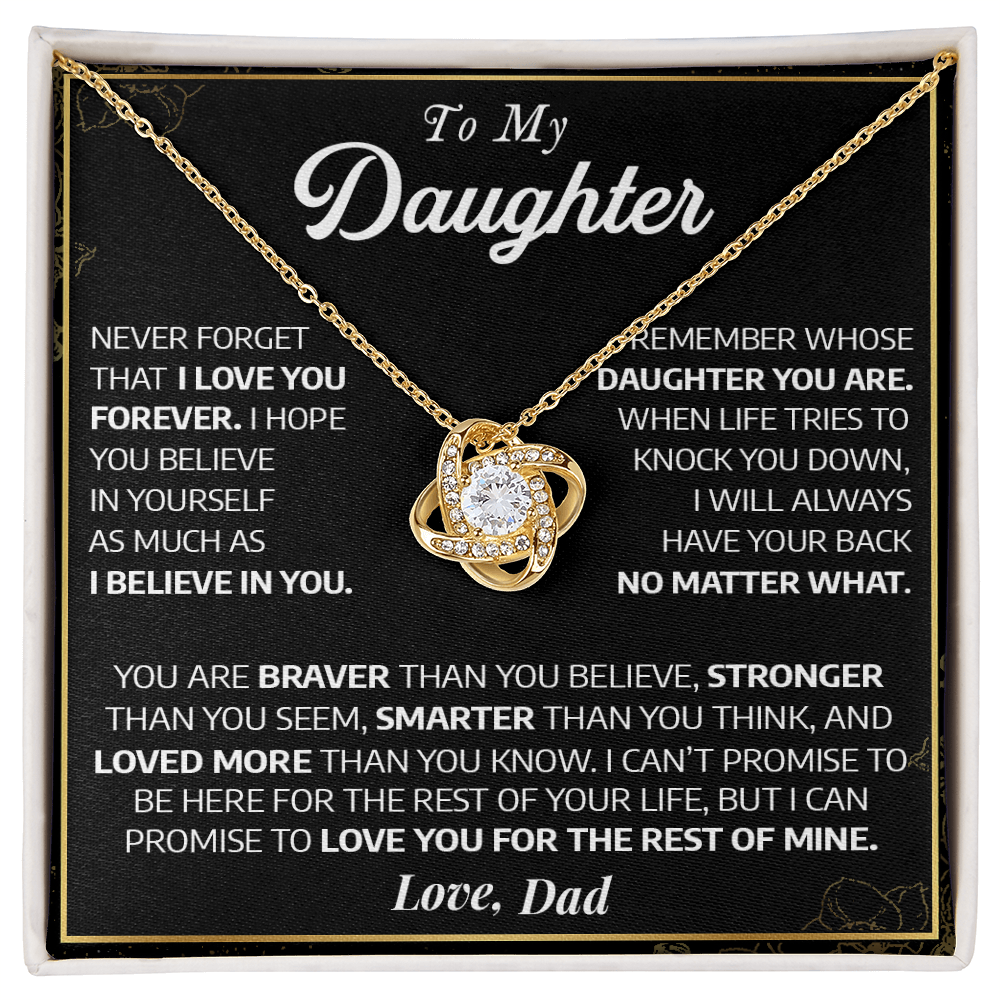 To My Daughter Necklace #1