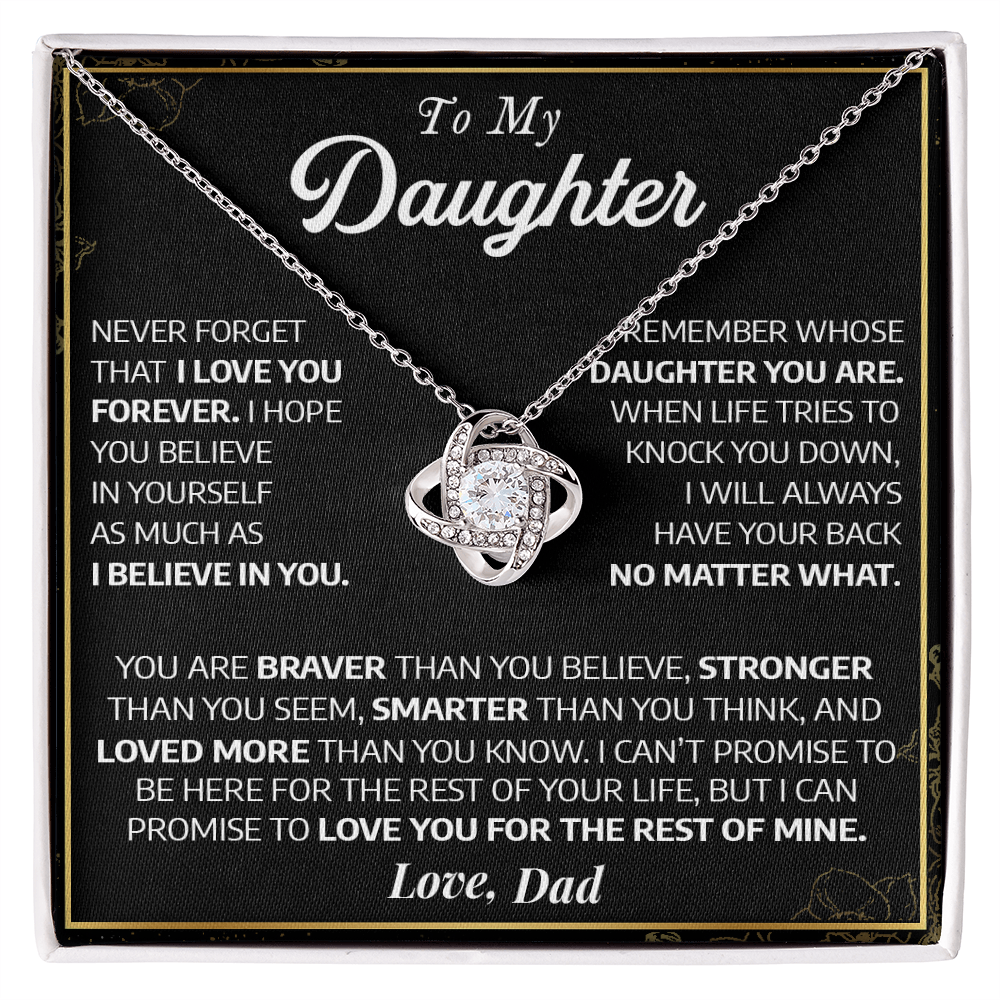 To My Daughter Necklace #1