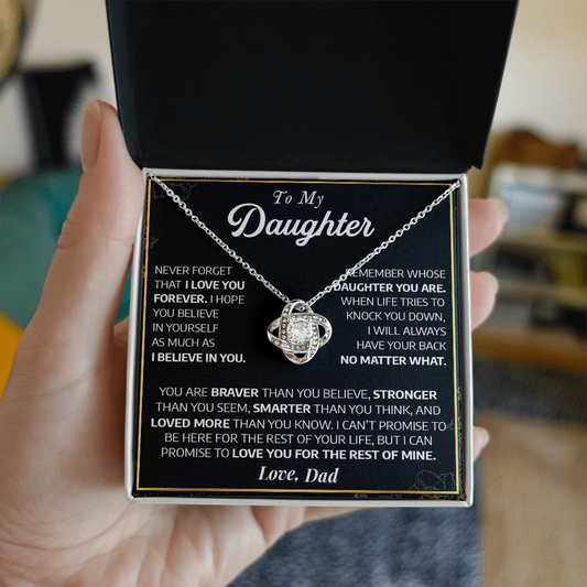 To My Daughter Necklace #1