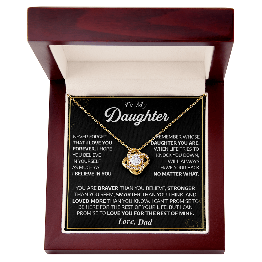 To My Daughter Necklace #1