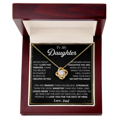 To My Daughter Necklace #1