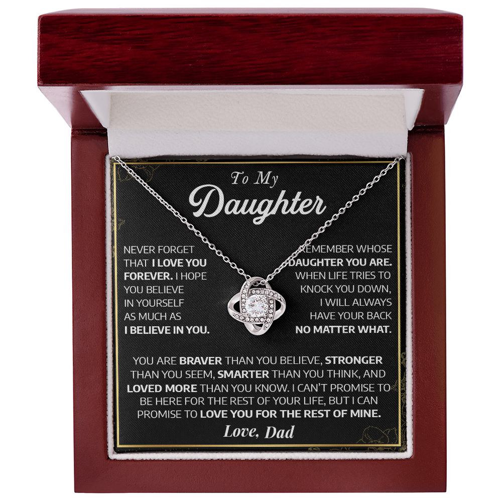 To My Daughter Necklace #1