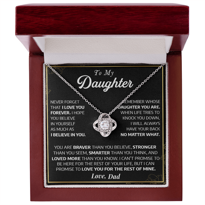 To My Daughter Necklace #1