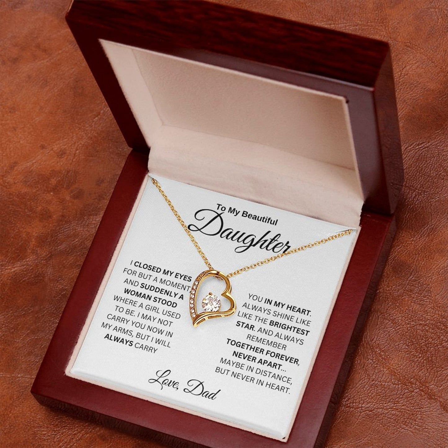 To My Daughter Necklace #7