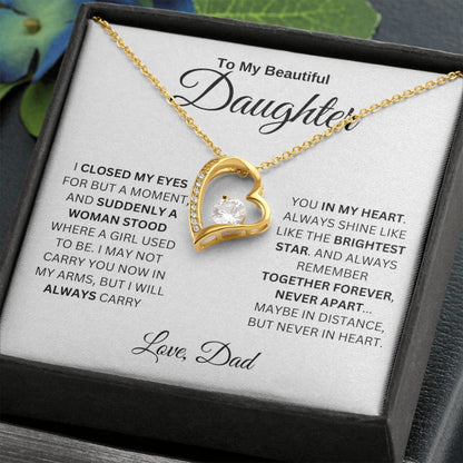 To My Daughter Necklace #7