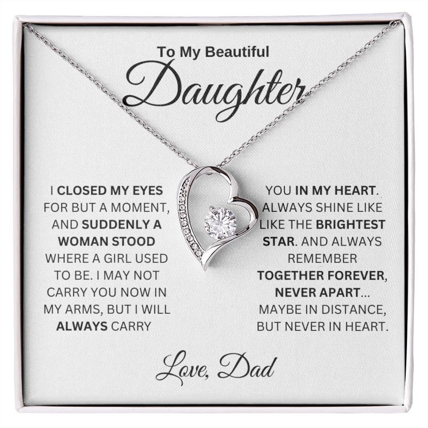 To My Daughter Necklace #7