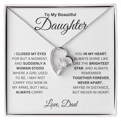 To My Daughter Necklace #7