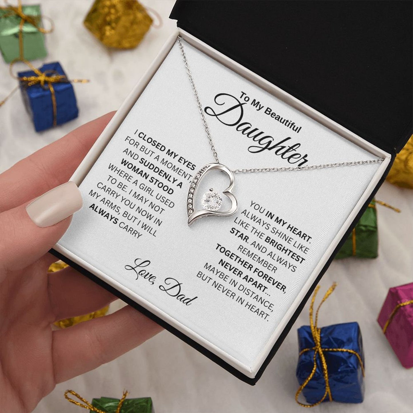 To My Daughter Necklace #7