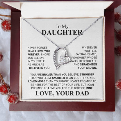 To My Daughter Necklace #6