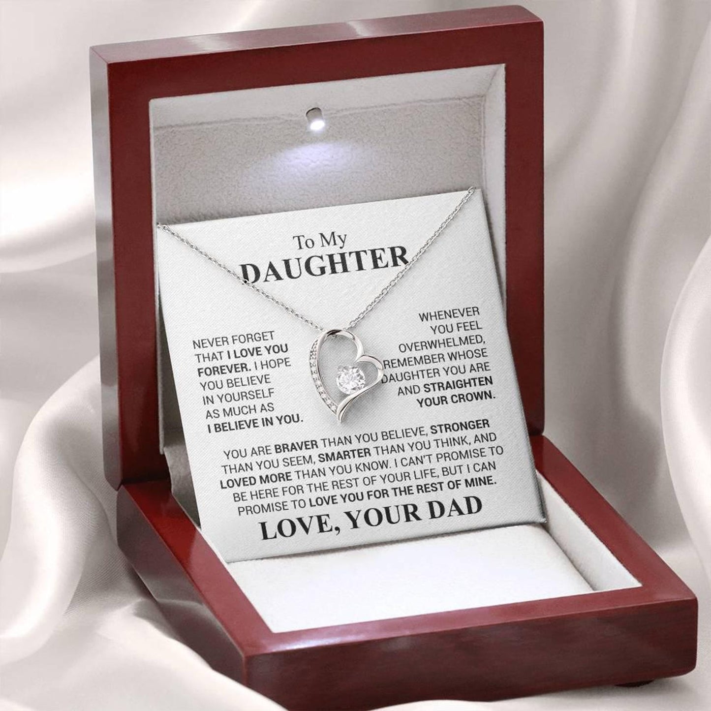 To My Daughter Necklace #6