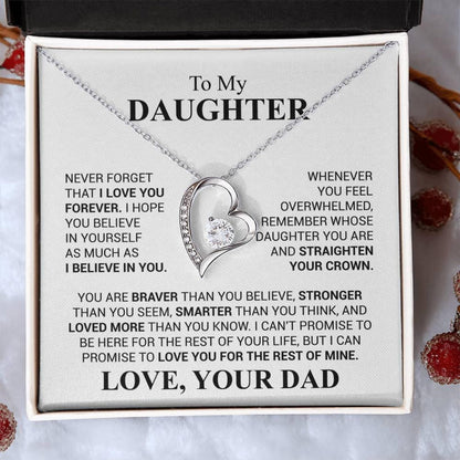 To My Daughter Necklace #6