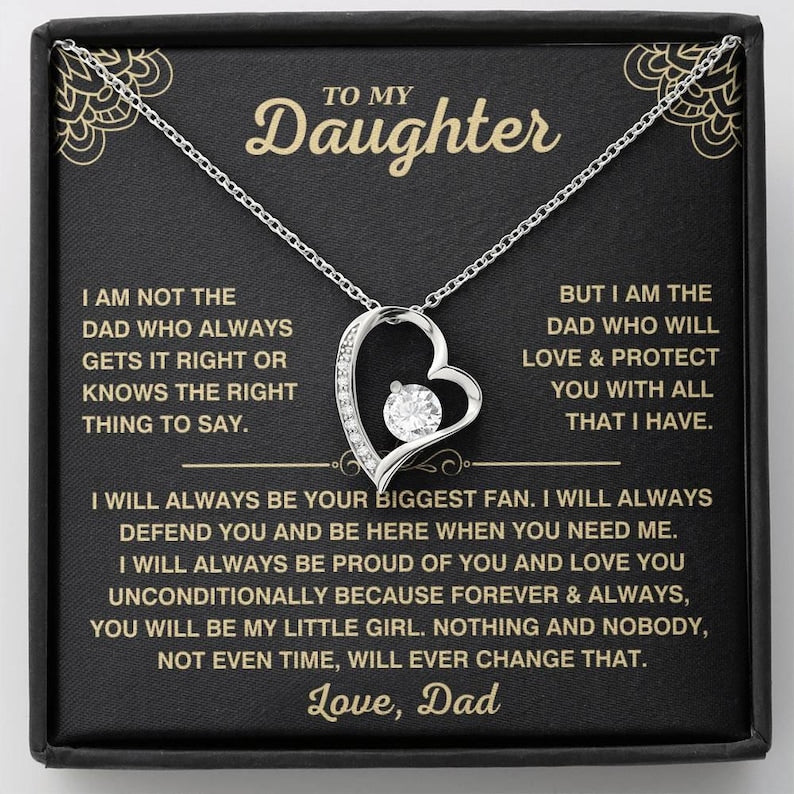 To My Daughter Necklace #2