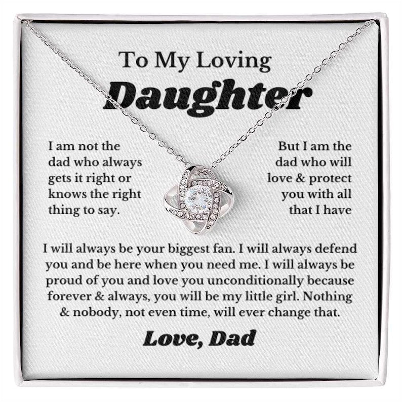 To My Daughter Necklace #3