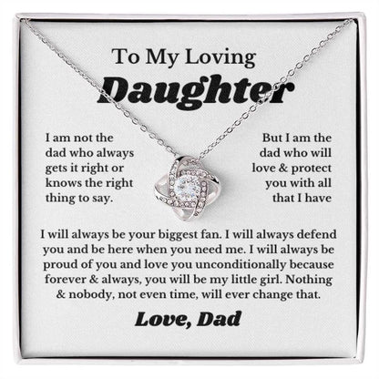 To My Daughter Necklace #3