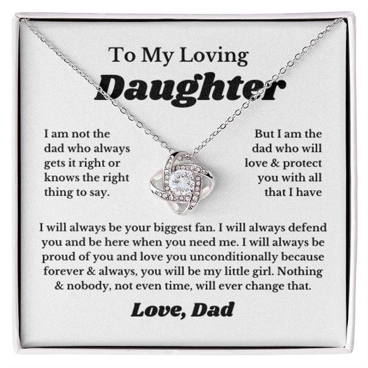 To My Daughter Necklace #3
