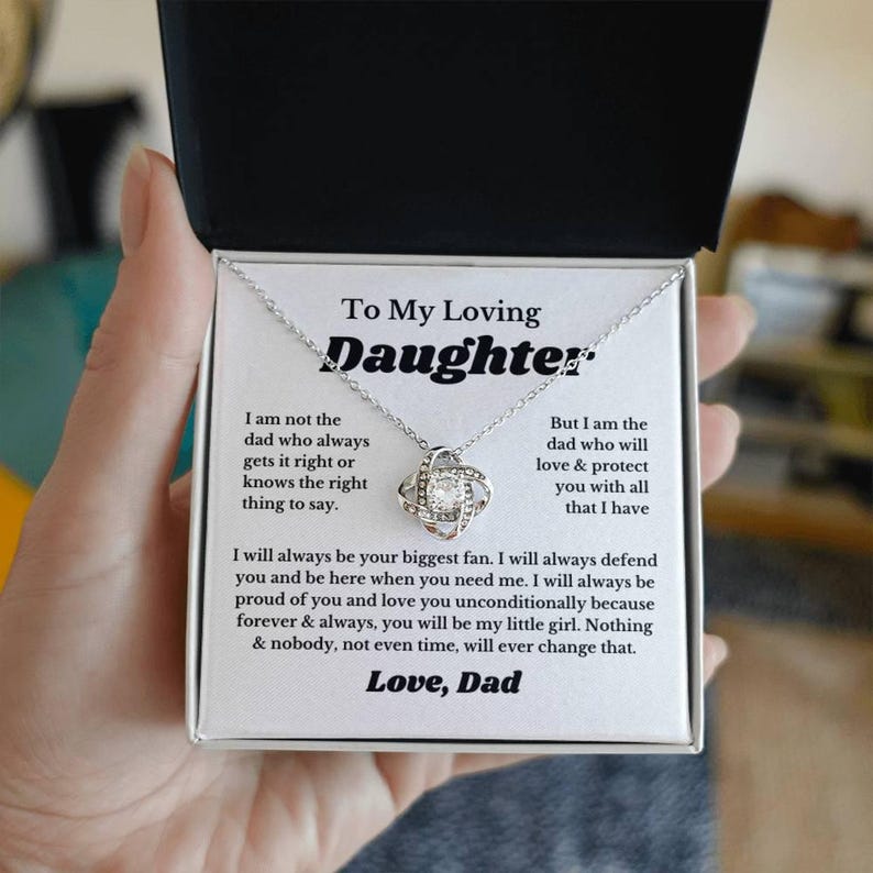 To My Daughter Necklace #3