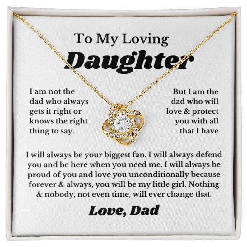 To My Daughter Necklace #3