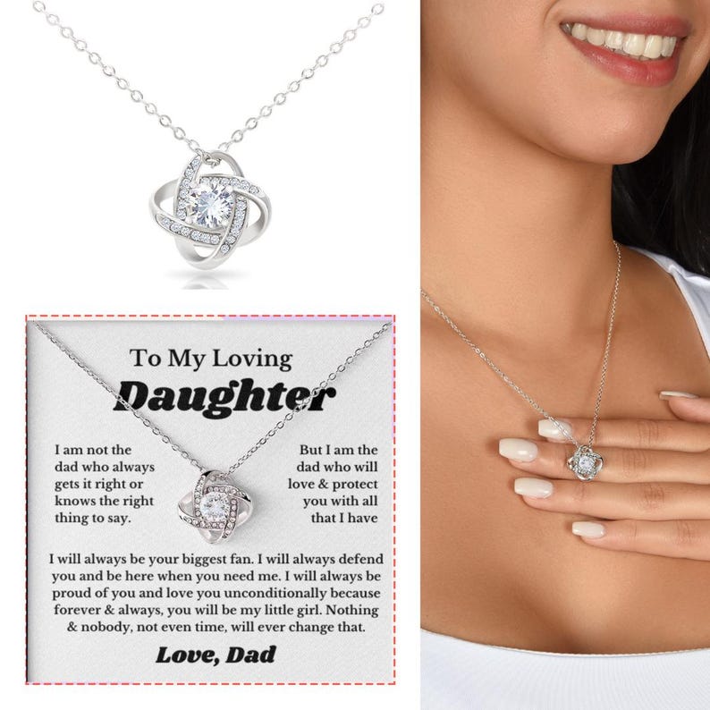 To My Daughter Necklace #3