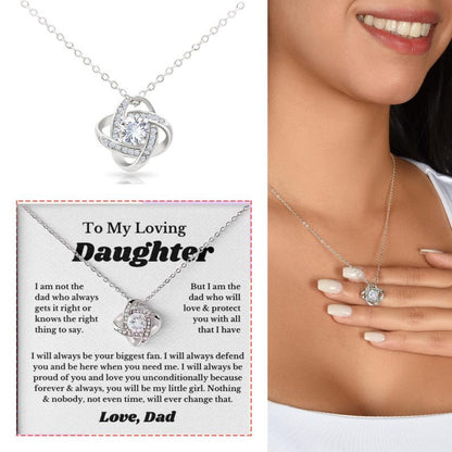 To My Daughter Necklace #3