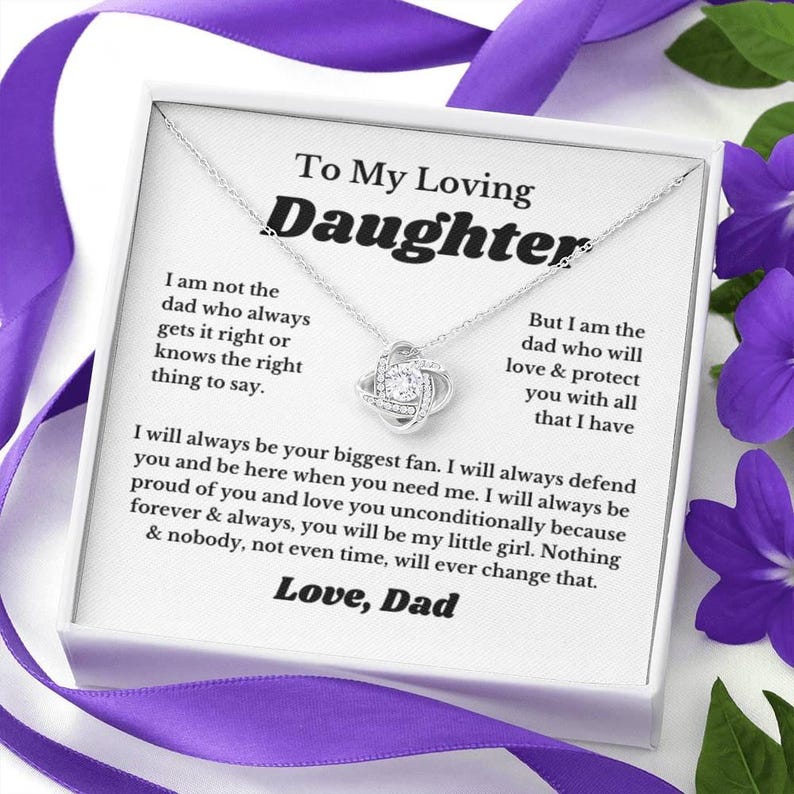 To My Daughter Necklace #3