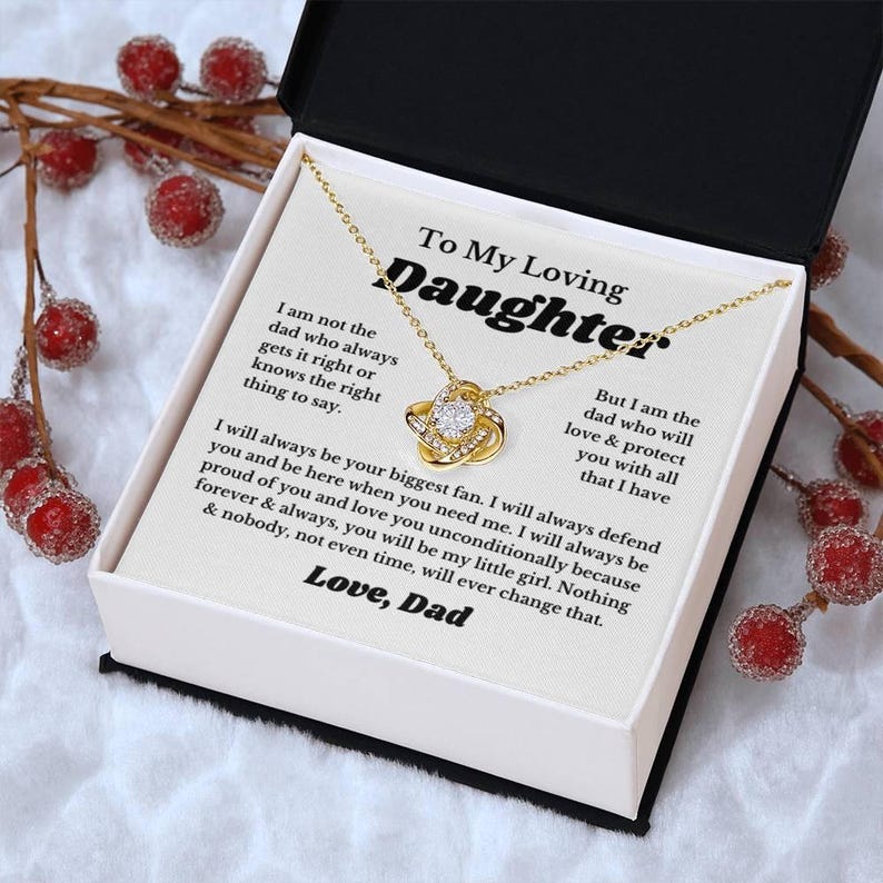 To My Daughter Necklace #3